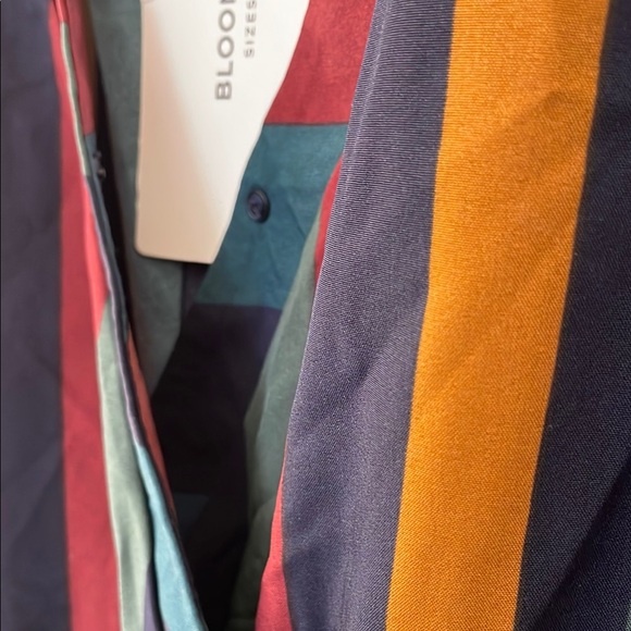 BloomChic Green and Blue Asymmetrical  Wrap Sundress - Picture 5 of 8